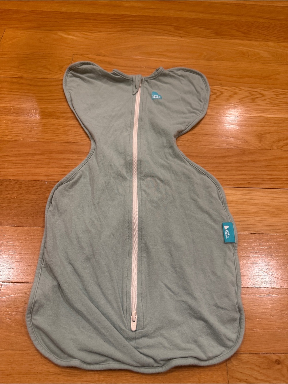 Love to dream swaddle up green sleep swaddle size small .